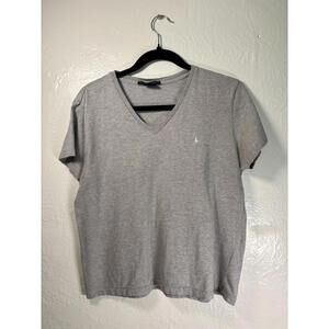 Ralph Lauren Sport Men's V-Neck T-Shirt Old‎ Money Luxury Classic Preppy Large